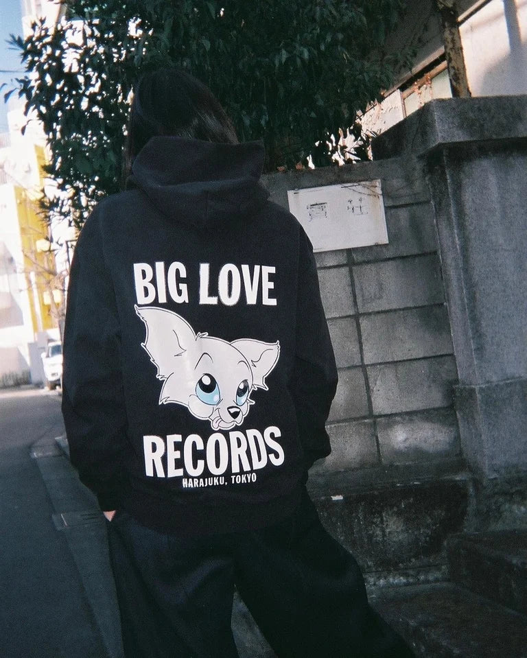 BIG LOVE 'ALEX HOODIE-BLACK-'