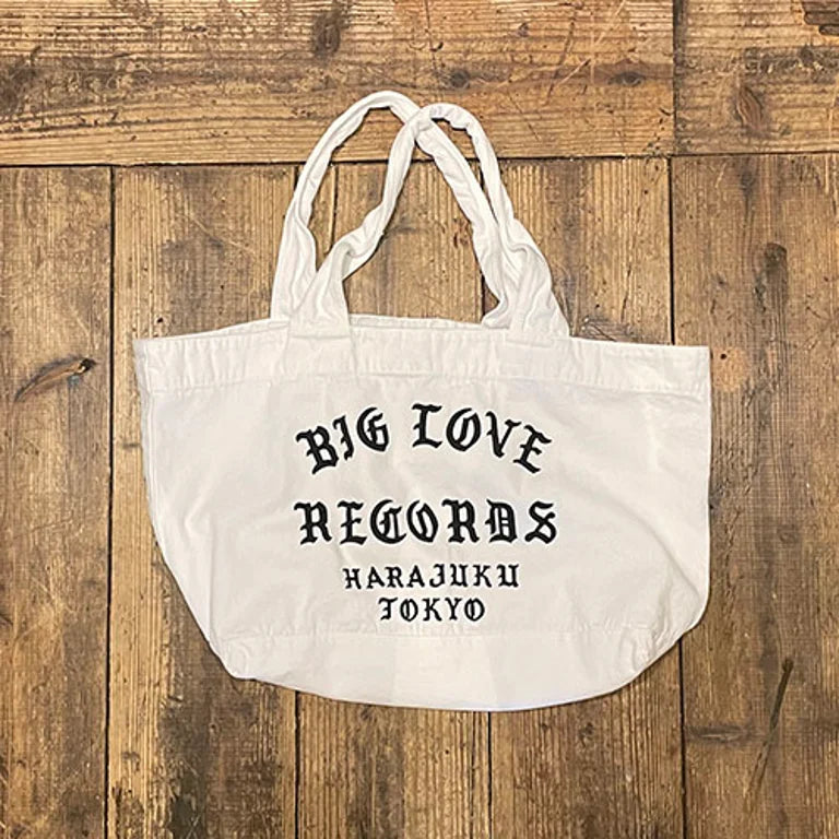 BIG LOVE 'TOTE BAG -WHITE ECOCYCLE-'