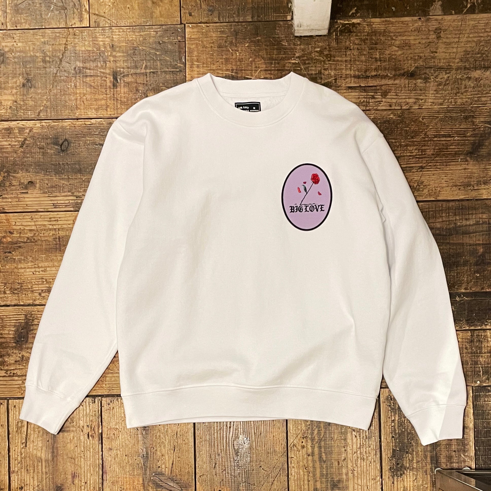 BIG LOVE 'PATCH -ROSE- WHITE'