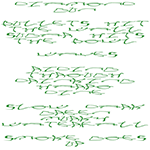 ELIZA MCCARTHY & MICA LEVI 'SLOW DARK GREEN MURKY WATERFALL'