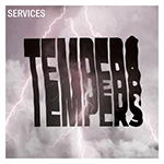 TEMPERS '服务 -LTD. 透明乙烯基 -'