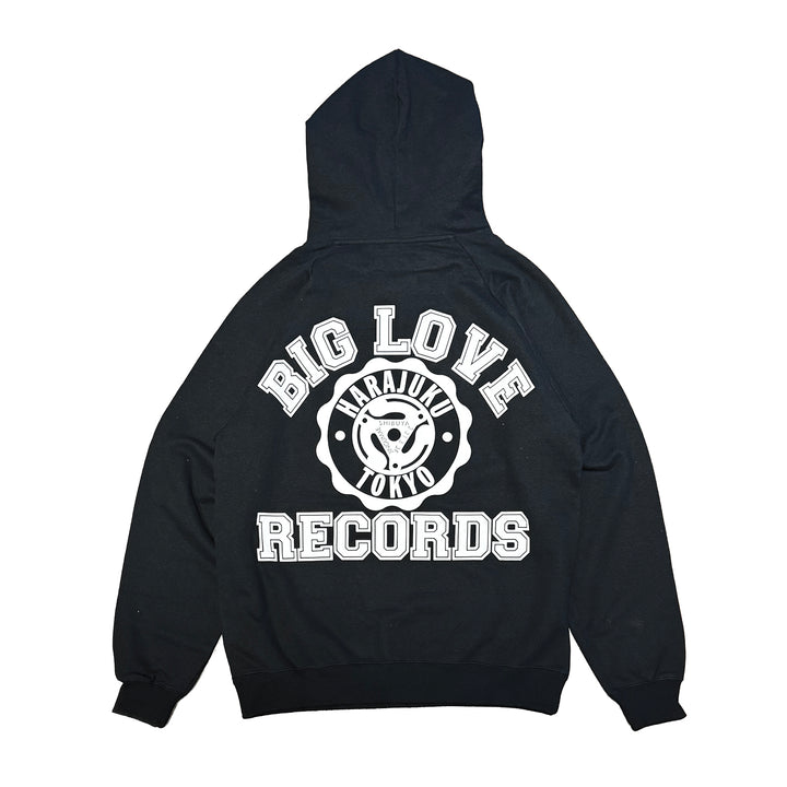 BIG LOVE 'COLLEGE HOODIE -BLACK-'