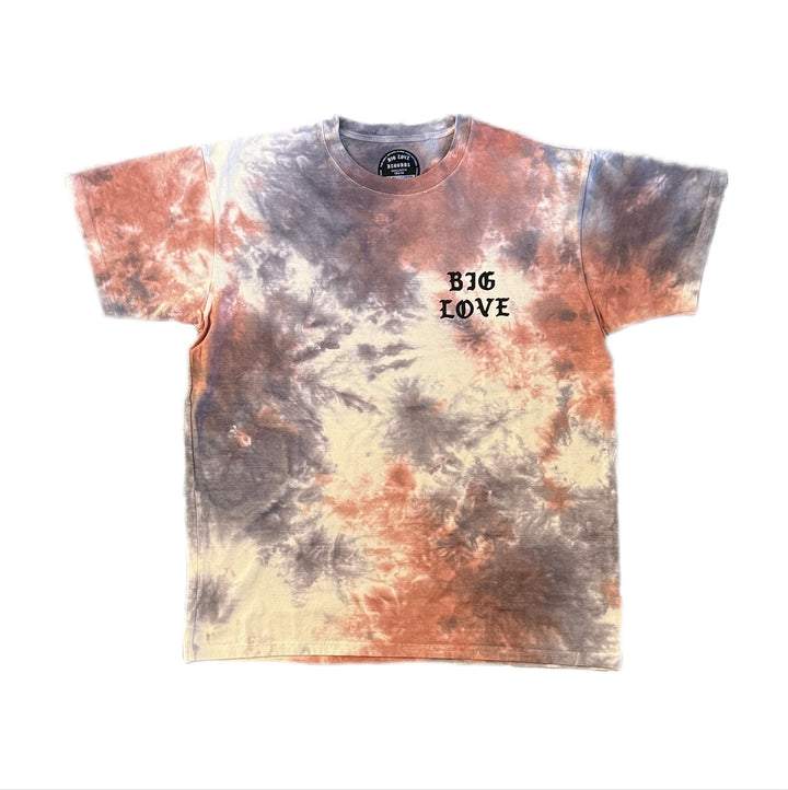 BIG LOVE 'BRUISES TIE-DYE T 2025'