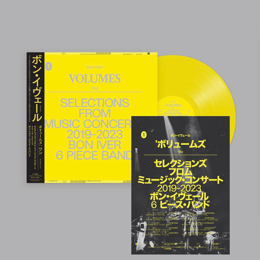 BON IVER 'VOLUMES: ONE SELECTIONS FROM MUSIC CONCERTS 2019-2023 BON IVER 6 PIECE BAND -JAPAN EDITION-'
