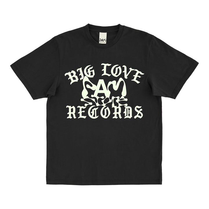 PAM X BIG LOVE RECORDS 'TEE -BLACK-'