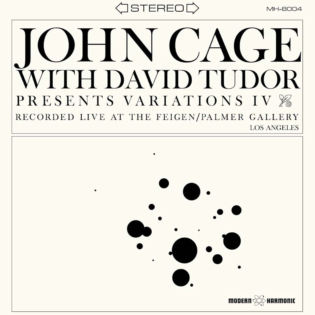 JOHN CAGE ASSISTED BY DAVID TUDOR 'VARIATIONS IV'