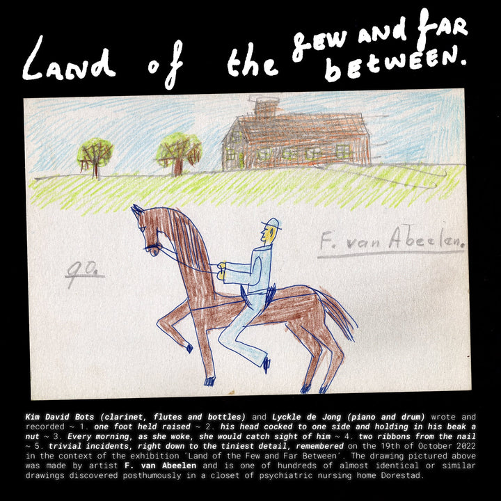 KIM DAVID BOTS & LYCKLE DE JONG 'LAND OF THE FEW AND FAR BETWEEN / SONGS FOR ST. MICHEL'