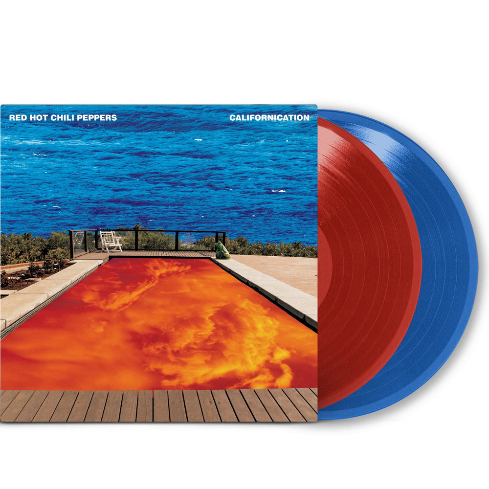 MORE IMAGE - RED & OCEAN BLUE vinyl