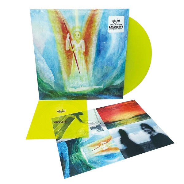 YELLOW LP + CAPULETS FLEXI + 4 POSTCARDS