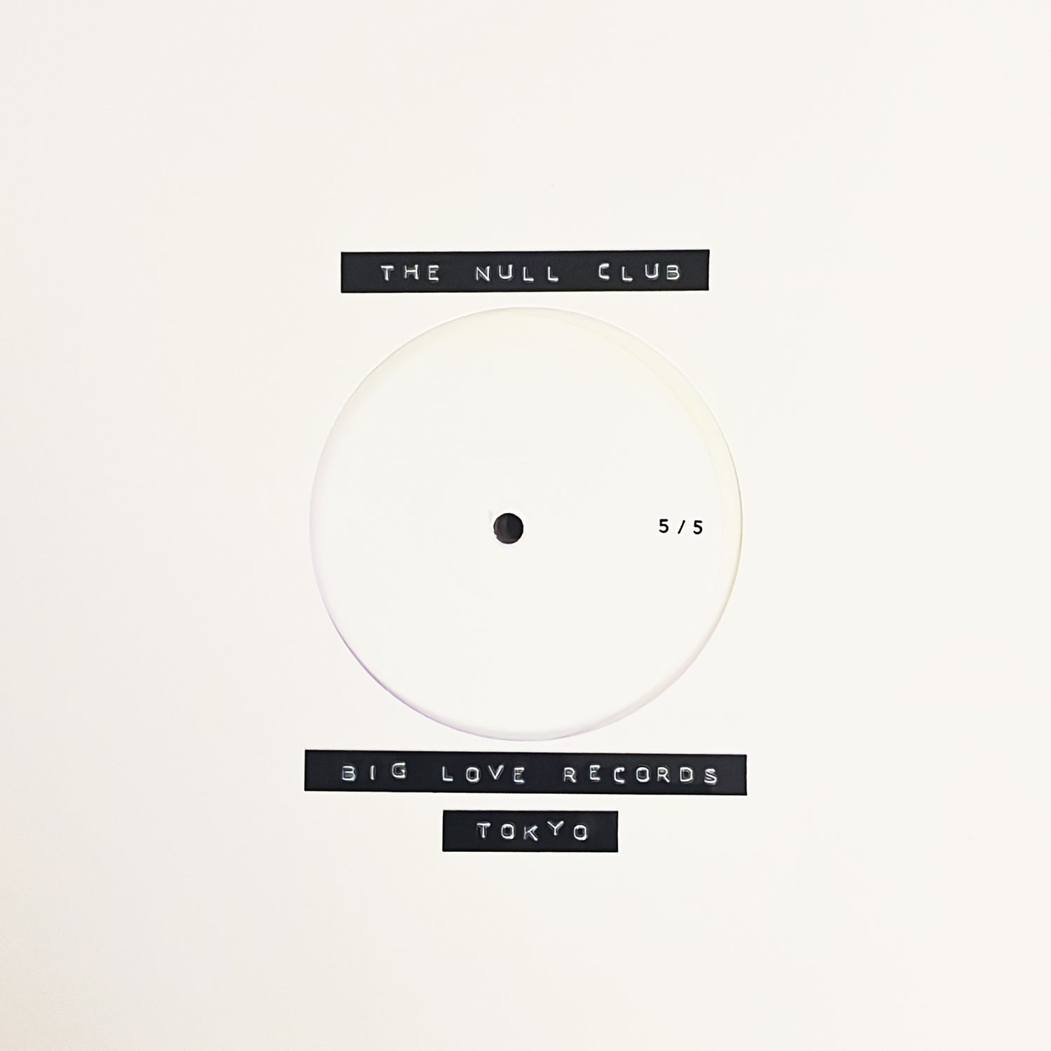 The NULL CLUB 'The NULL CLUB' – BIG LOVE RECORDS